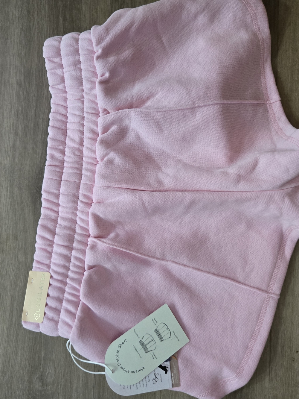 Blogilates Pink Marshmallow Shorts - Picture 2 of 3